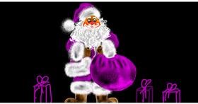 Drawing of Santa Claus by Eclat de Lune