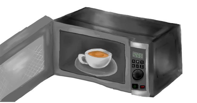 Drawing of Microwave by shelby