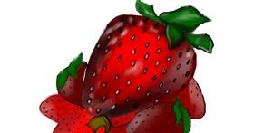 Drawing of Strawberry by Randar