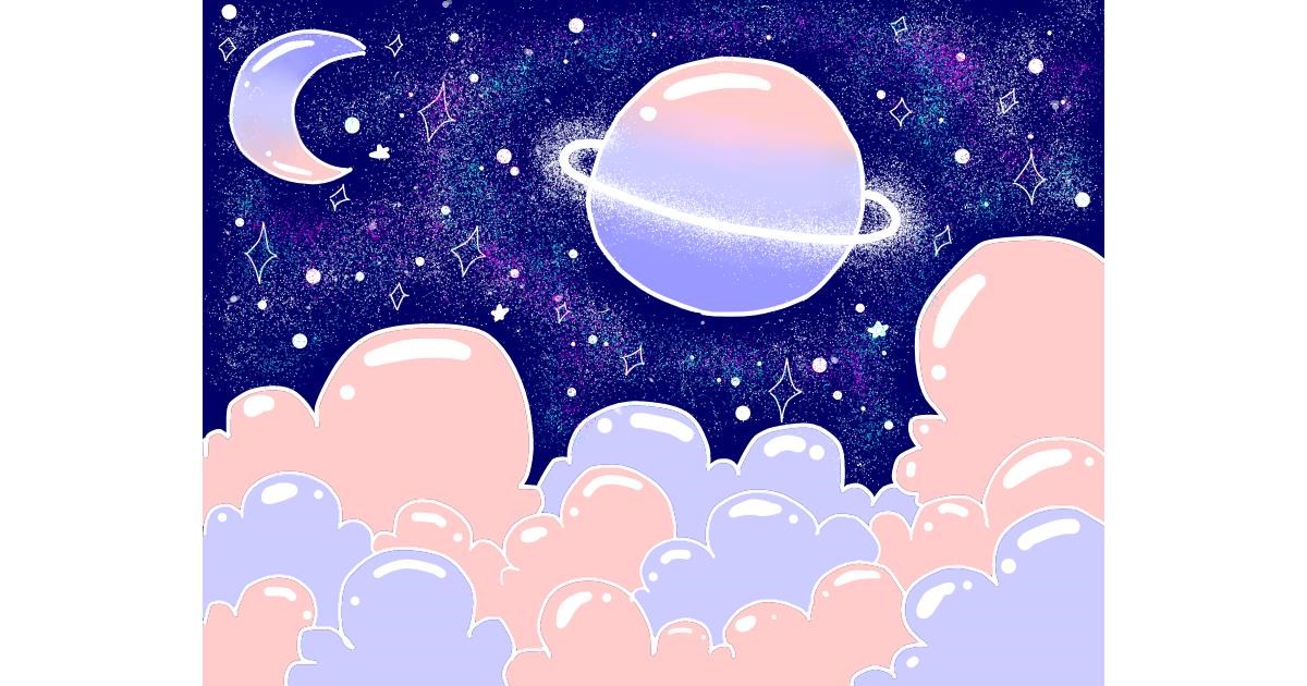Drawing of Planet by Holy Kirbo