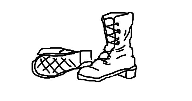 Drawing of Boots by dumdum