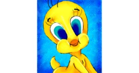 Drawing of Tweety Bird by 🌌Mom💕E🌌