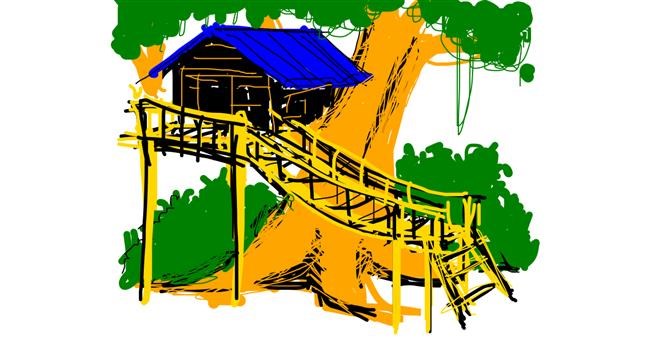 Drawing of Treehouse by Tommy 