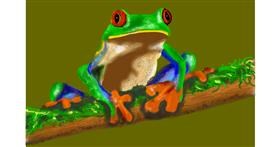 Drawing of Frog by Humo de copal