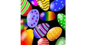 Drawing of Easter egg by Pizza Margherita 🍕