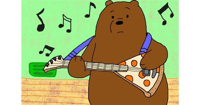 Drawing of Guitar by InessaC