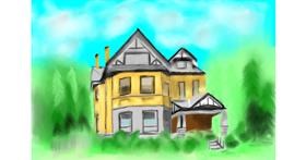 Drawing of House by Wizard