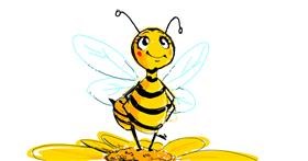 Drawing of Bee by Dis
