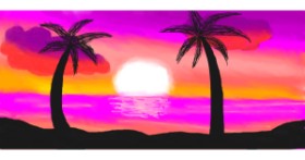 Drawing of Beach by luisa