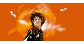 Drawing of Harry Potter by Çhåching