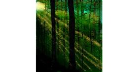 Drawing of Forest by Joze