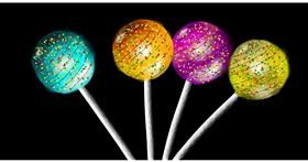 Drawing of Lollipop by Eclat de Lune