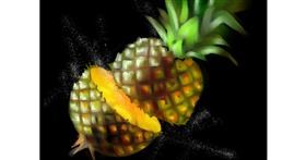 Ananas-Zeichnung von Moon