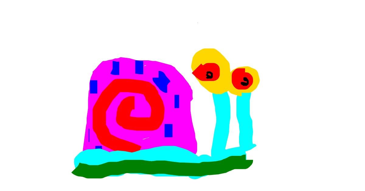 Drawing of Snail by Anonymous