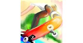 Drawing of Skateboard by ⋆su⋆vinci彡
