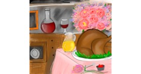 Drawing of Turkey by Zeemal