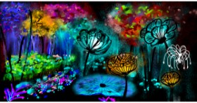 Drawing of Forest by Eclat de Lune