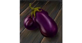Drawing of Eggplant by Andromeda