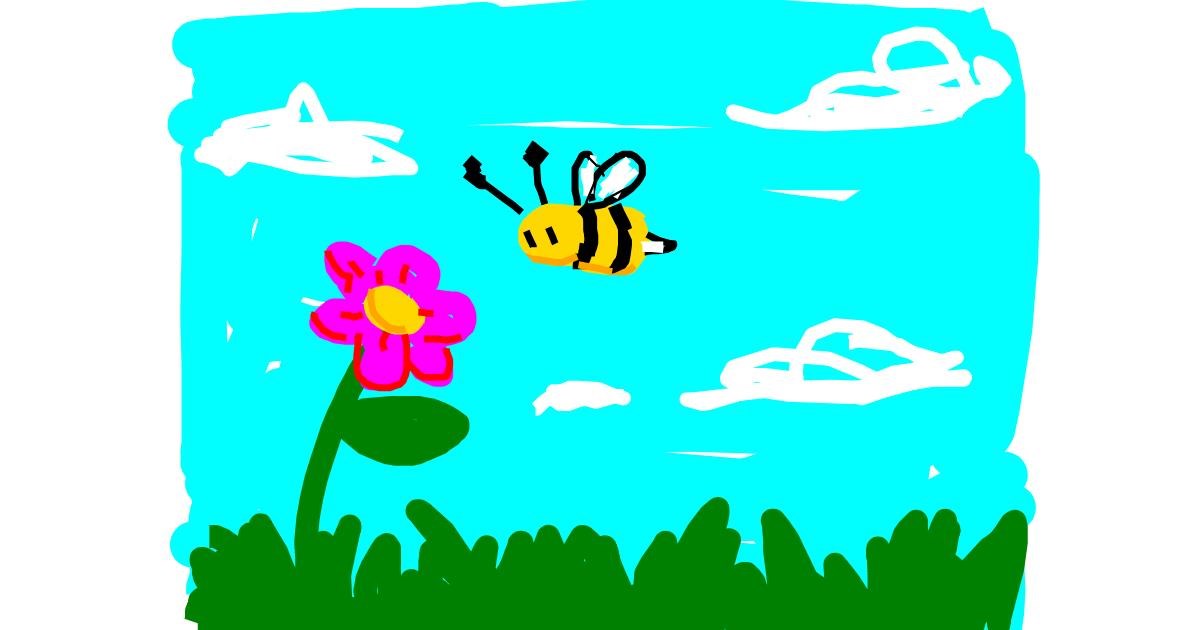 Drawing of Bee by Mr Banana