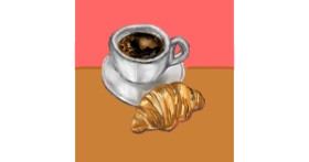 Drawing of Croissant by KayXXXlee