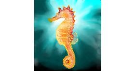 Drawing of Seahorse by Sirak Fish