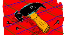 Drawing of Hammer by Paranoia
