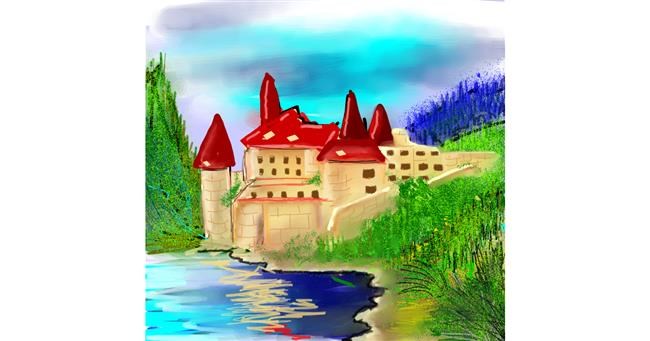 Drawing of Castle by Bro