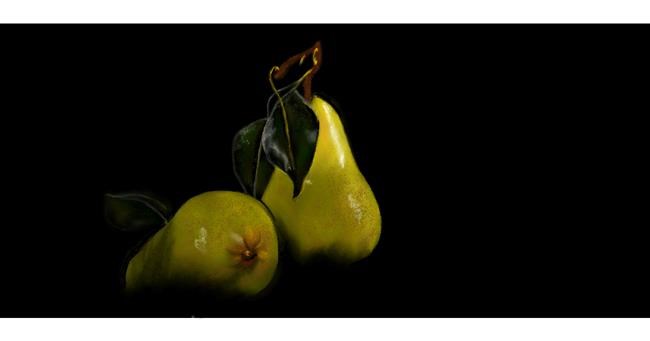 Drawing of Pear by Chaching