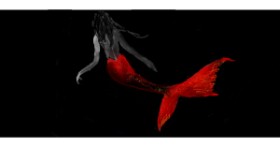 Drawing of Mermaid by Gillian