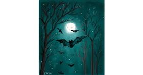 Drawing of Bat by GreyhoundMama