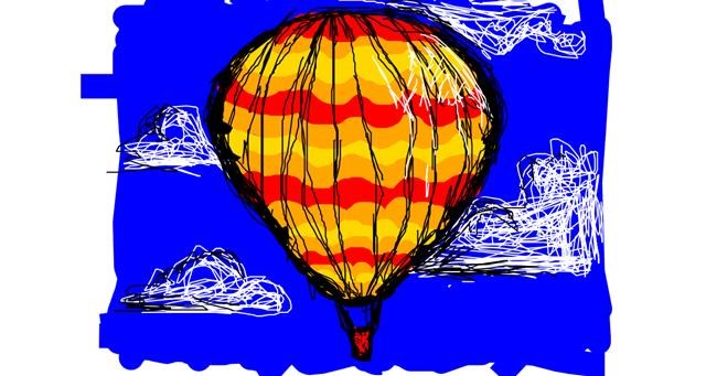 Drawing of Balloon by Paranoia
