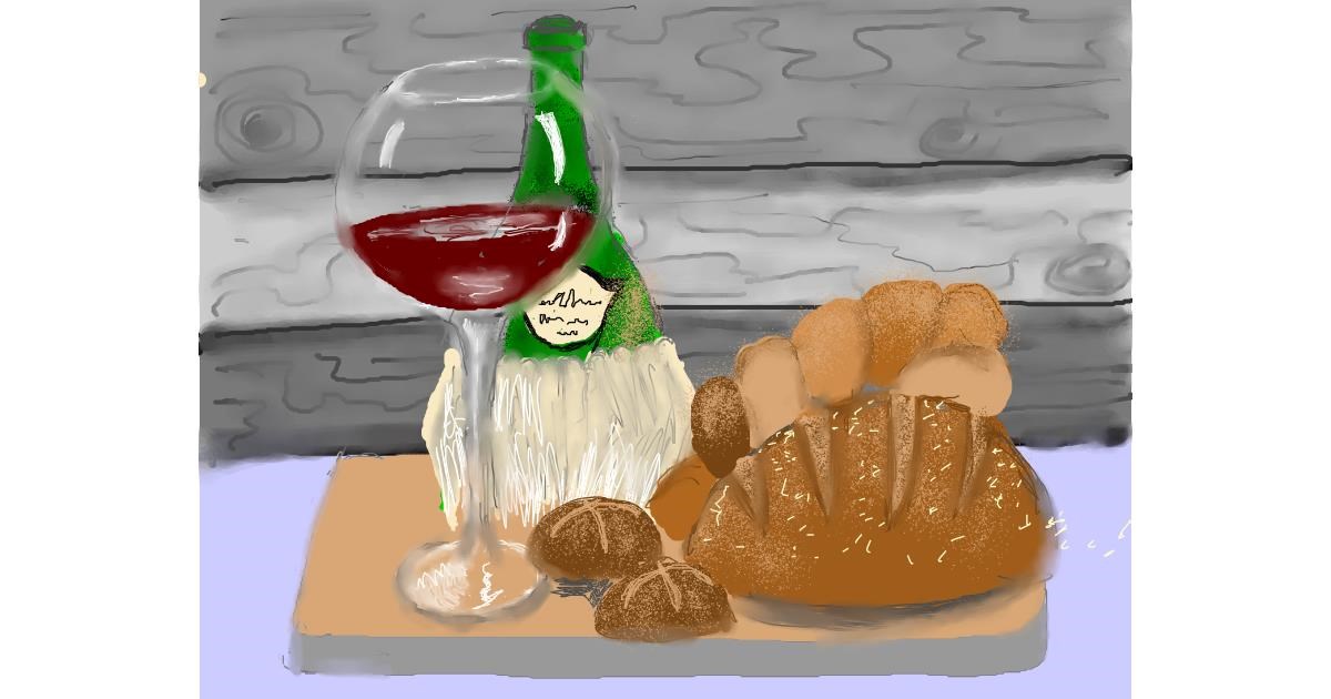 Bread Drawing By Sam Drawize Gallery