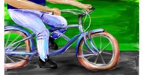 Drawing of Bicycle by Soaring Sunshine