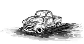 Drawing of Truck by Sam
