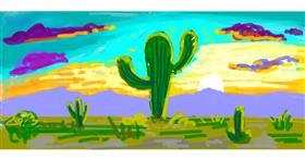 Drawing of Cactus by shiNIN