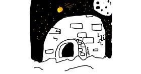 Drawing of Igloo by Rusty