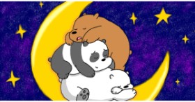 Drawing of Moon by InessA