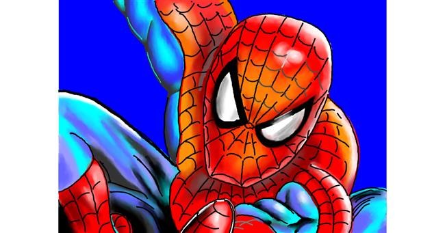 Drawing of Spiderman by ⋆su⋆vinci彡