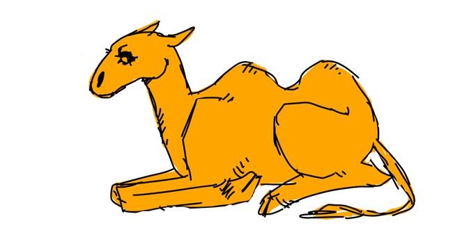 Drawing of Camel by VORTIGERN