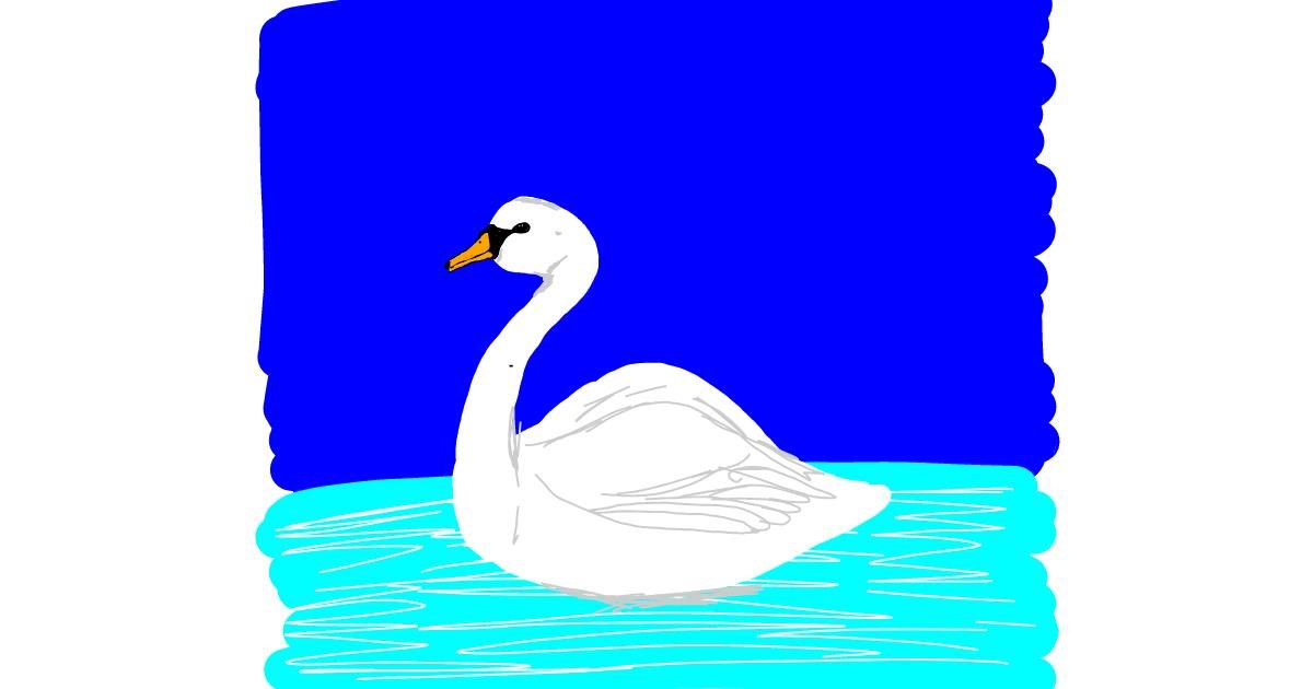 Drawing of Swan by Laura96