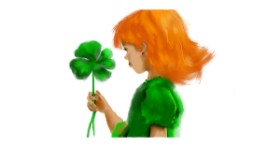 Drawing of Clover by Annie
