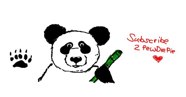 Drawing of Panda by yeet