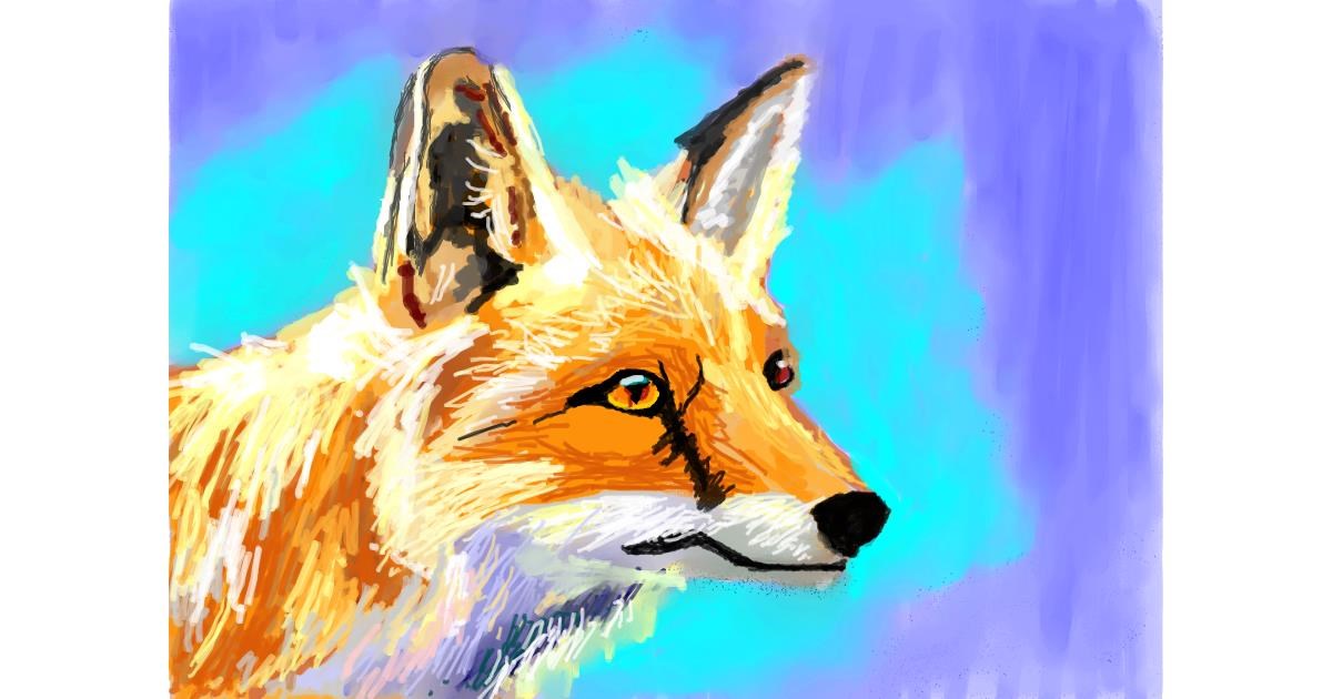 Drawing of Fox by 𝐓𝐎𝐏𝑅𝑂𝐴𝐶𝐻™