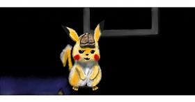 Drawing of Pikachu by Chaching