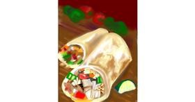 Drawing of Burrito by ⋆su⋆vinci彡