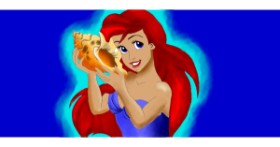 Drawing of Seashell by Annie