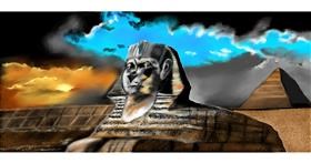 Drawing of Sphinx by Çhåching