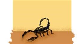 Drawing of Scorpion by Anonymous