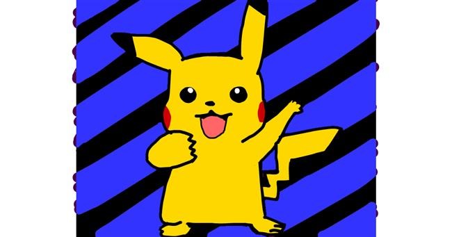 Drawing of Pikachu by MaRi