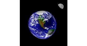 Drawing of Earth by Joze